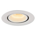 Numinos® gimble xs, encastré de plafond intérieur, 40°, blanc, led, 7w, 3000k