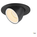 Numinos® gimble s, encastré de plafond intérieur, 20°, noir/blanc, led, 8,6w, 3000k