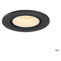 Numinos® gimble s, encastré de plafond intérieur, 55°, noir/blanc, led, 8,6w, 3000k