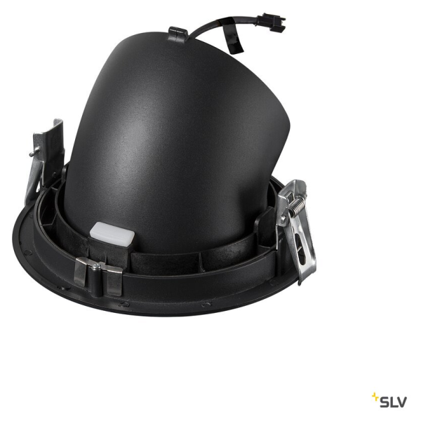 Numinos® gimble xl, encastré de plafond intérieur, 55°, noir/blanc, led, 37,4w, 3000k