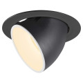Numinos® gimble xl, encastré de plafond intérieur, 55°, noir/blanc, led, 37,4w, 3000k