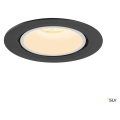 Numinos® gimble xl, encastré de plafond intérieur, 55°, noir/blanc, led, 37,4w, 3000k
