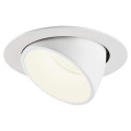 Numinos® gimble xl, encastré de plafond intérieur, 40°, blanc, led, 37,4w, 4000k