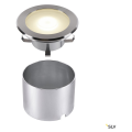 Dasar flat 120, encastré de sol extérieur, inox, led, 7w, 3000k, ip65/ip67, inox 304