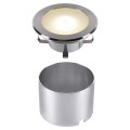 Dasar flat 120, encastré de sol extérieur, inox, led, 7w, 3000k, ip65/ip67, inox 304