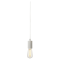 SLV by Declic FITU E27 suspension, ronde, blanc, max. 60W, câble nu de 5m