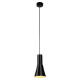 Phelia cone. suspension. ronde. noire. e27 max. 23w