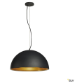 Forchini m suspension, pd-1, 50cm, rond, noir/or, e27, max. 40w