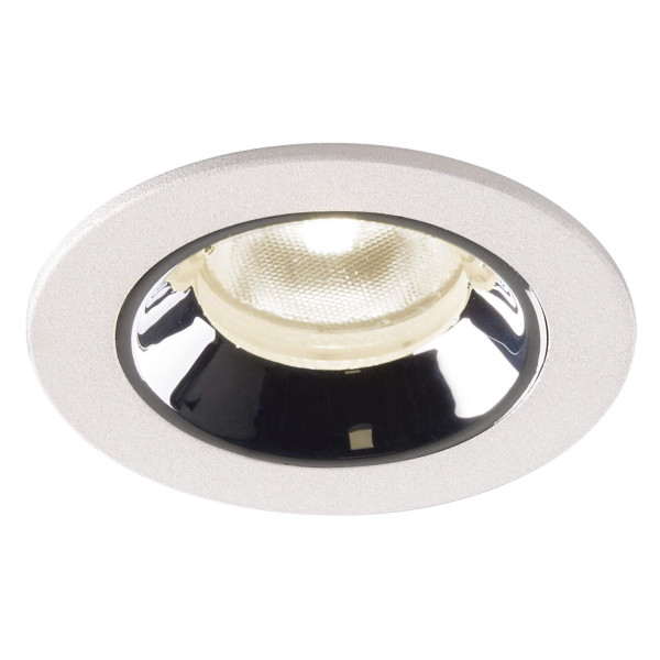 Numinos® xs, encastré de plafond intérieur, 55°, blanc/chrome, led, 7w, 4000k, ip20/ip44