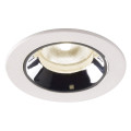 Numinos® xs, encastré de plafond intérieur, 55°, blanc/chrome, led, 7w, 4000k, ip20/ip44