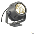 SLV by Declic FLAC BEAM LED projecteur, gris foncé, 3000lm, 3000K