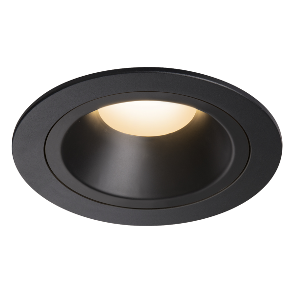 Numinos, encastré de plafond intérieur, 40°, noir, led, 3000k