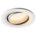 Numinos® move s, encastré de plafond intérieur, orientable, 55°, blanc, led, 8,6w, 2700k