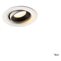 Numinos® move xs, encastré de plafond intérieur, orientable, 40°, blanc/noir, led, 7w, 3000k