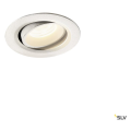 Numinos® move xs, encastré de plafond intérieur, orientable, 20°, blanc, led, 7w, 4000k