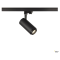 Numinos® zoom m, spot pour rail 3 allumages intérieur, 15°, blanc/noir, led, 20w, 4000k, variable