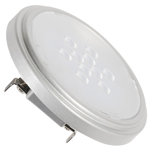 SLV by Declic QR111 Retrofit LED, G53, 2700K, 40°, gris argent