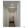 Senser 18, encastré de plafond intérieur, carré, blanc, led, 4000k