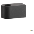 Fitu cube, applique intérieure, noir, e27, 20w max