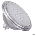 Source led qpar111, gu10, argent, 7,3w, 2700k