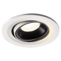 Numinos® move s, encastré de plafond intérieur, orientable, 40°, blanc/noir, led, 8,6w, 4000k