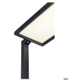 Worklight, lampadaire intérieur, noir, led, 79w, 4000k, ugr19