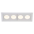 Milandos 4, encastré de plafond intérieur, blanc, led, 8w, 2700k