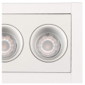 Milandos 4, encastré de plafond intérieur, blanc, led, 8w, 2700k