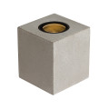 Concreto, luminaires mobiles, carré, gris, gu10, 10 w