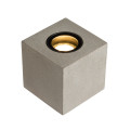 Concreto, luminaires mobiles, carré, gris, gu10, 10 w