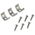 SLV by Declic Clips de fixation 45° pour BATTEN LED, 3 pièces