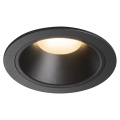 Numinos, encastré de plafond intérieur, 55°, noir, led, 3000k