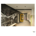 Numinos, encastré de plafond intérieur, 55°, noir, led, 3000k