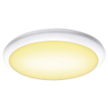 Ruba, applique et plafonnier extérieur, blanc, led, 22w, 3000/4000k, interrupteur cct