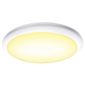 Ruba, applique et plafonnier extérieur, blanc, led, 22w, 3000/4000k, interrupteur cct