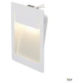 Downunder pur encastré, carré, blanc, 4,8w led blanc chaud, 120x155mm