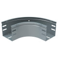 Coude 90 degrés avec fond plein pour chemins de câbles tôle p31 m/f - hauteur 100mm et largeur 150mm - finition gc