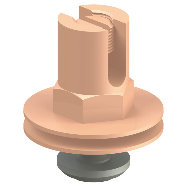 Legrand câble management - Cablofil BLF 8/16 - borne protect 6x16 laiton fil - cuivre