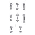 Boulons poêlier avec écrous Legrand BTRCC 6x12 Sachet de 100 