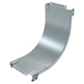 Couvercle pour changement de plan concave pour chemins de câbles tôle p31 m/f - largeur 150mm - finition gs