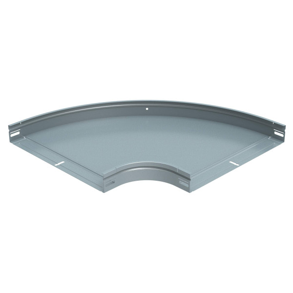 Coude 90 degrés avec fond plein pour chemins de câbles tôle p31 m/f - hauteur 50mm et largeur 600mm - finition gs