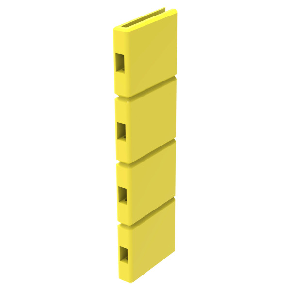 Embout de protection pour cloison de separation pour chemns de câbles tpole p31 m/f