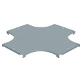 Couvercle pour croix pour chemins de câbles tôle p31 m/f - largeur 300mm - finition gc