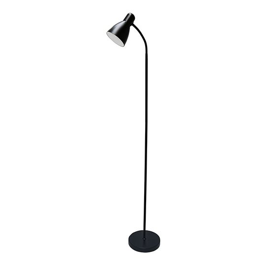 Girard sudron elara - lampadaire avec intérupteur à pied Ø230x1630 e27 60w max 120° noir