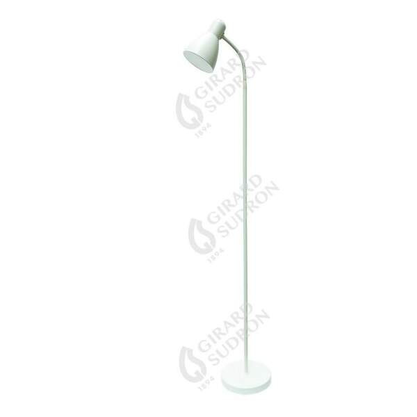 Girard sudron elara - lampadaire avec intérupteur à pied Ø230x1630 e27 60w max 120° blanc