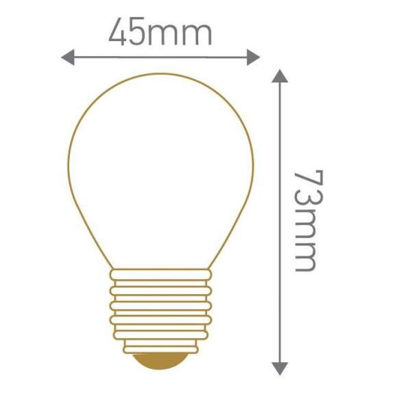 Girard sudron spherical g45 led 330° 5w e27 2700k 400lm