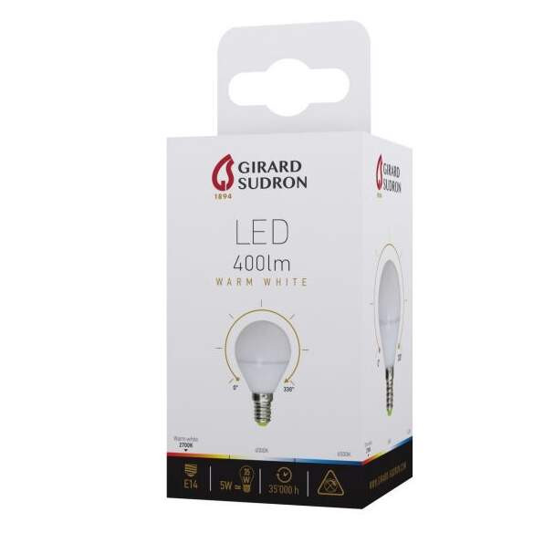 Girard sudron spherical g45 led 330° 5w e14 2700k 400lm