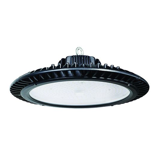 Girard sudron callisto - cloche industrielle led ip 65 Ø430x157 160w 4000k 22400lm 120° noir dim