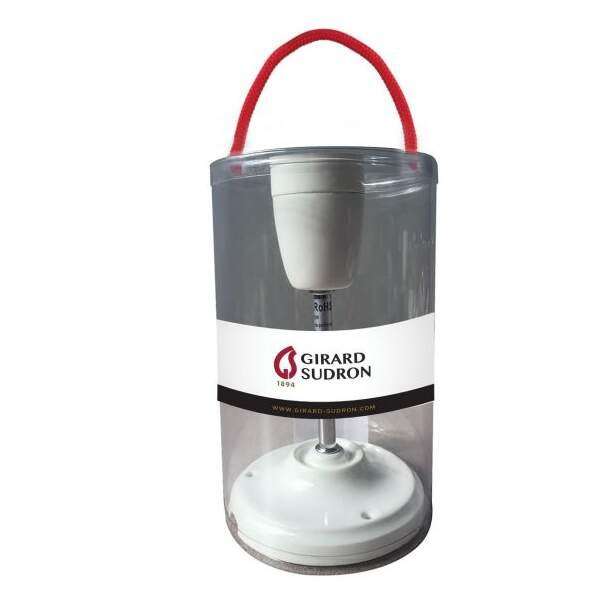 Girard sudron suspension rigide douille e27 ceram bl