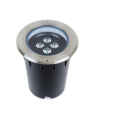 Girard sudron kastra - encastré de sol led ip67 Ø193 x 248 enc.Ø190mm 26w 4000k 1750lm 10° argent